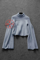 159A 159A 1101 solid folds large loose A character cuff tight collar compact small straight silo type sweater-quality series 2