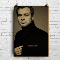 Director poster Christopher nolan Christopher nolan Kraft paper hanging painting