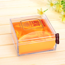 Birds nest packaging box packaging birds nest small square plastic transparent box seafood scallop abalone packaging box