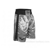 (USA shipped) genuine EVERLAST boxing pants boxing match shorts boxing suit silver gray men