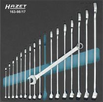 HAZET HAZET ring Open-end wrench combination set 17 pieces 163-98 17