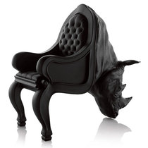 Luji spot Chair animal seat rhino domineering bull head carving glass fiber reinforced plastic business color fabric can be determined