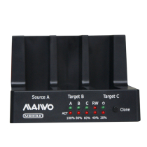 MAIWO 2 5 3 5 inch SATA serial port three-bay USB3 0 high-speed copy clone hard disk base