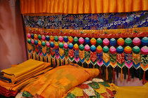 Buddhist supplies Taer Temple handmade wall skirt curtain wall surrounding Buddha Hall hanging curtain