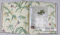 American original imported wallpaper glamor wq wallpaper fresh pastoral style American flowers and birds pure paper