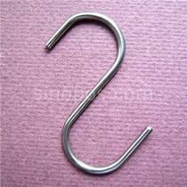 Factory direct store supermarket supplies stainless steel S-shaped adhesive hook double hook poster poster price tag adhesive hook