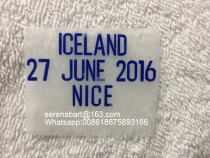 2016 Euro Cup England vs. England vs. Iceland Football Match Printing Remarks