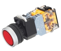 Shanghai Tianbo button switch LAY39C-11D illuminated button aperture 22mm 1 normally open 1 normally closed contact