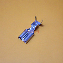 7 8 inserted spring flat leaf spring wiring terminal cold press terminal copper connector DJ625-7 8