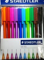 STAEDTLER STAEDTLER 432 M 10-color triangle pen ballpoint pen color smooth