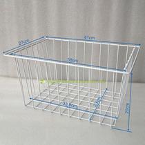 Paia high quality IKEA metal storage basket white freezer hanging basket finishing storage basket can be customized
