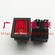 Boat switch 16A 250V power switch KCD4 two-speed with light 20A 125V four leg Big 4p switch