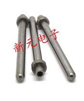Heat treatment and hardening 8*80mm 8*100mm Bearing guide post with flange side round head side M4 inner teeth