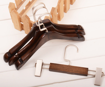 Clothing store wooden childrens clothing hangers solid wood non-slip childrens vintage hangers baby clothes hanger display rack