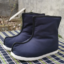 Pure handmade mens and womens cotton shoes 100 percent cotton winter thickened warm high feet traditional cotton boots