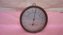Antique Collection Foreign copper vessel marine humidity meter old thermometer old bronze articles