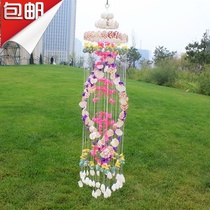 New product special every day happy with the word big wind chimes shell wind chimes home decoration birthday gift