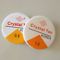 Crystal thread elasticated line diy Buddha bead bracelet bracelet bracelet weave transparent stretch line round leather band rope