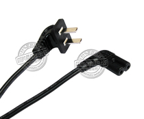 Samsung TCL Skyworth LG LCD TV Cable 8 word line 1 5 m elbow two hole eight character power cord