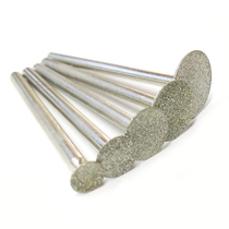 Electroplated diamond grinding head jade carving and cutting electric grinding head grinding tool grinding 3mm handle thin nail thin thin sand head