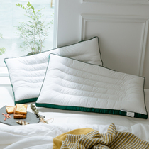 Cotton Pillow Adult Neck Sleeper Single Student Dormitory Hotel Fiber Pillow Core Home Pair 2