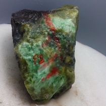 Nanyang Dushan jade raw stone natural jade multicolor material 8 3 catties fine material