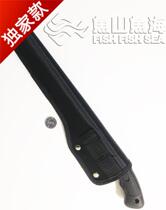 Fish knife sashimi sashimi sharp fishing tool knife 9 inch knife with scraping scales black rubber non-slip handle