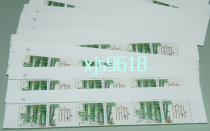 2014 personalized bamboo stamp philatelic collection 32 original tickets with fluorescence