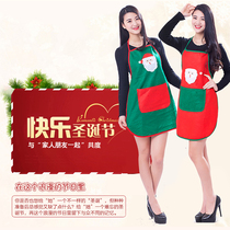 Christmas Aprons Western Restaurant Cafe Bar Scene Decoration Christmas Clothing Christmas Gifts