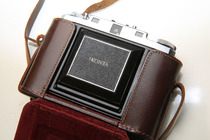 Zeiss Ikon Ikonta 6x6 red T coating head Original very new leather case