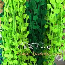 Kindergarten classroom ring decoration hanging mall corridor Sky three-dimensional decoration Home hanging non-woven green rattan