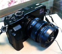 Vise studio original design Ebony handle for Fuji XPRO1 Super Leather case