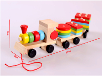 Multifunctional Learning Car Children Comprehensive Intelligence Training Combined Shape Color Cognition Hand-eye Coordination Early Education Rehabilitation