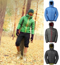 Clearance Montane FEATHERLITE mens and womens light feather hooded down jacket 750 Peng water repellent down