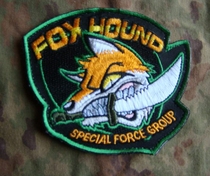 Games Around Foxhound Badge Metal Gear Spy (Metal Gear MGS) Velcro