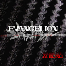 EVA Neon Genesis Evangelion TV Version LOGO EVA Metal Phone Sticker EVA Peripherals