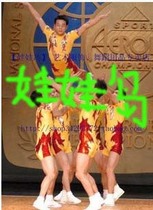Gymnastics costume dance costume public aerobics costume group gymnastics adult competitive aerobics costume
