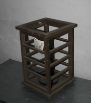 Exit Foreign single Lonely Retro made of old wooden frame square decorated wind lamp American countryside ZAKKA wind light