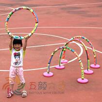 Childrens sponge hollow noodle stick color cartoon teaching toy foam game stick kindergarten parent-child activity equipment