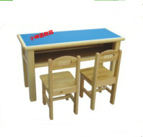 Special offer log kindergarten childrens tables and chairs Kindergarten tables and chairs Wooden desks Baby learning tables and chairs set combination