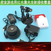The secret room game uses red laser light to receive laser light maze infrared real person secret room props full set