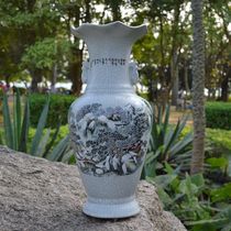 Ceramic vase porcelain landscape painting modern home living room simple decoration decoration handicraft creativity