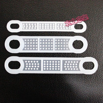 Hanger shoulder white elastic silicone non-slip leather case plastic wood clothes hanging accessories