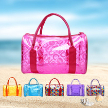 Sima candy color swimming special bag waterproof crystal bag waterproof moisture-proof increased thickening Hand bag