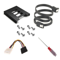 Desktop set 2 5 inch to 3 5 inch SSD hard disk metal bracket SATA data cable Power cord Screwdriver