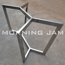 A051 * custom furniture 304 brushed stainless steel European and American style table shelf exclusive customization