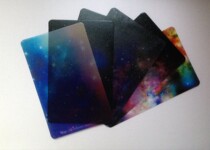 Small D family ● exclusive customization around hand account and paper tape plastic frosted packaging board magic color starry sky series