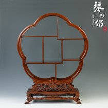 Qin Shu Pu Home Decoration Solid Wood Crafts Purple Sand Tapot Shelf Tea Holder Solid Wood Xiaobo Ancient Stand Dorabao