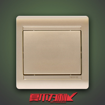 Simon Simon switch socket champagne gold single open single control Type 86 one bit Single link one open single N51011B-56