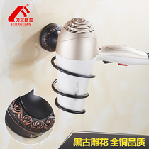 All copper bathroom grab toilet hardware pendant bathtub rack black bronze thick non-slip